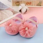 Soft Cotton Non-Slip Baby Girls Shoes - Image 5