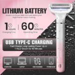 VGR V-611 3-in-1 Lady Shaver and Grooming Kit - Image 4