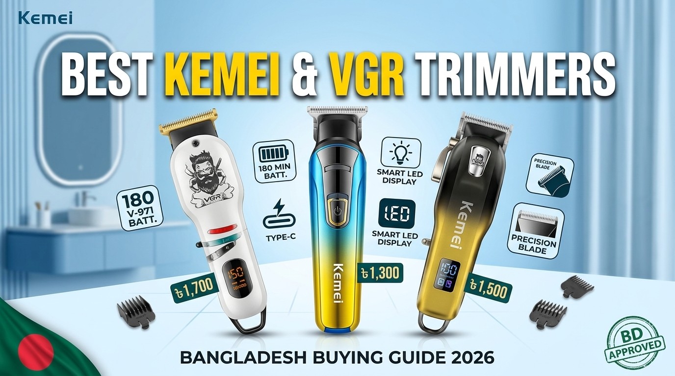 Kemei Trimmer Price in Bangladesh