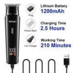 Kemei KM-1113 Professional Zero-Gap T-Blade Trimmer