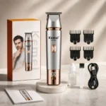 Kemei KM-1804 Precision Trimmer – Rechargeable USB Grooming Kit