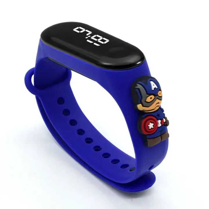 Captain America Kids Touch Screen LED Watch